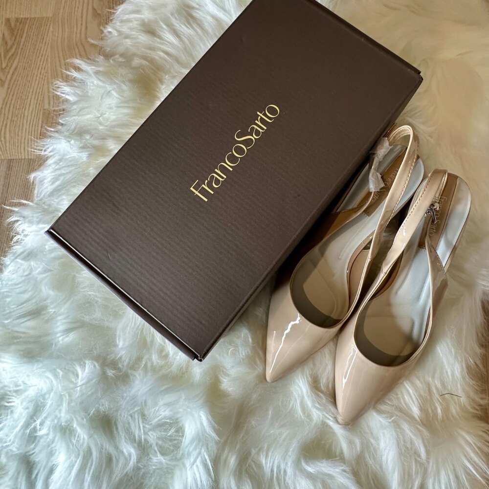 FRANCO SARTO Tan Slingback  Size 9 ✨ NWT ✨